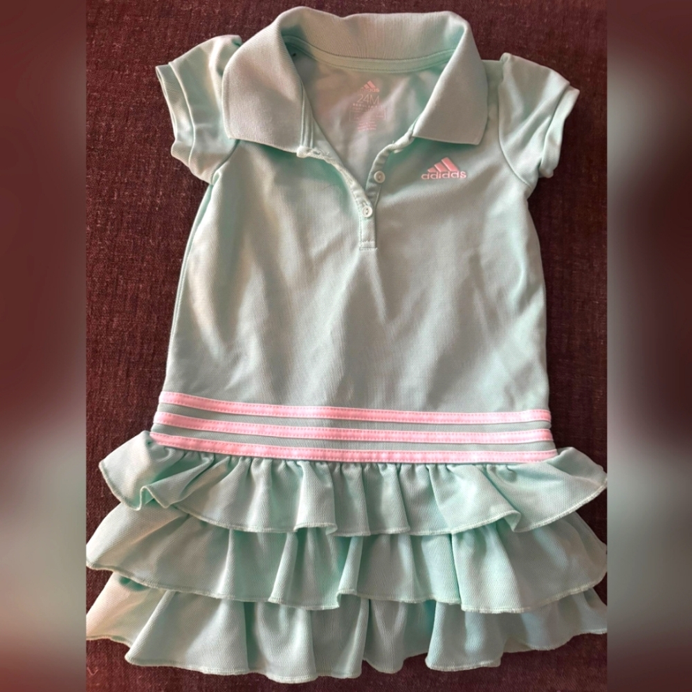Girls Addidas 2T tennis outfit